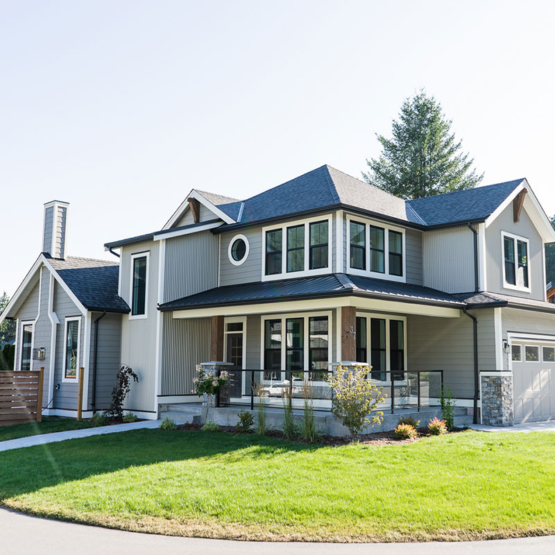 Modern residential single-family home